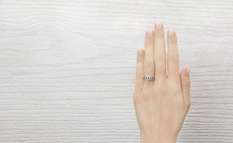 1.10 Carat Art Deco Engagement Ring