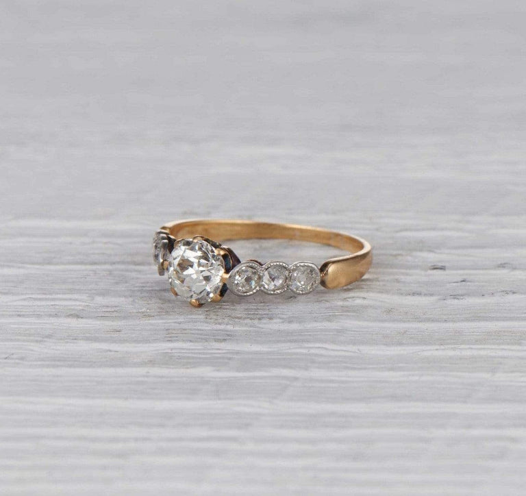 1.10 Carat Edwardian Engagement Ring
