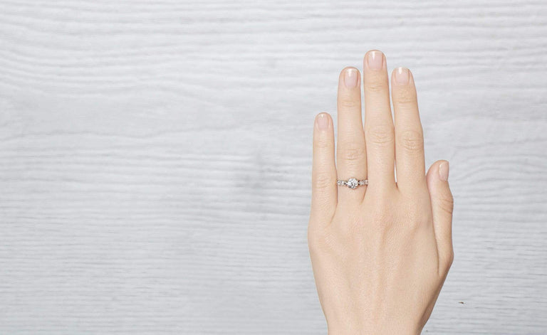 1.10 Carat Edwardian Engagement Ring