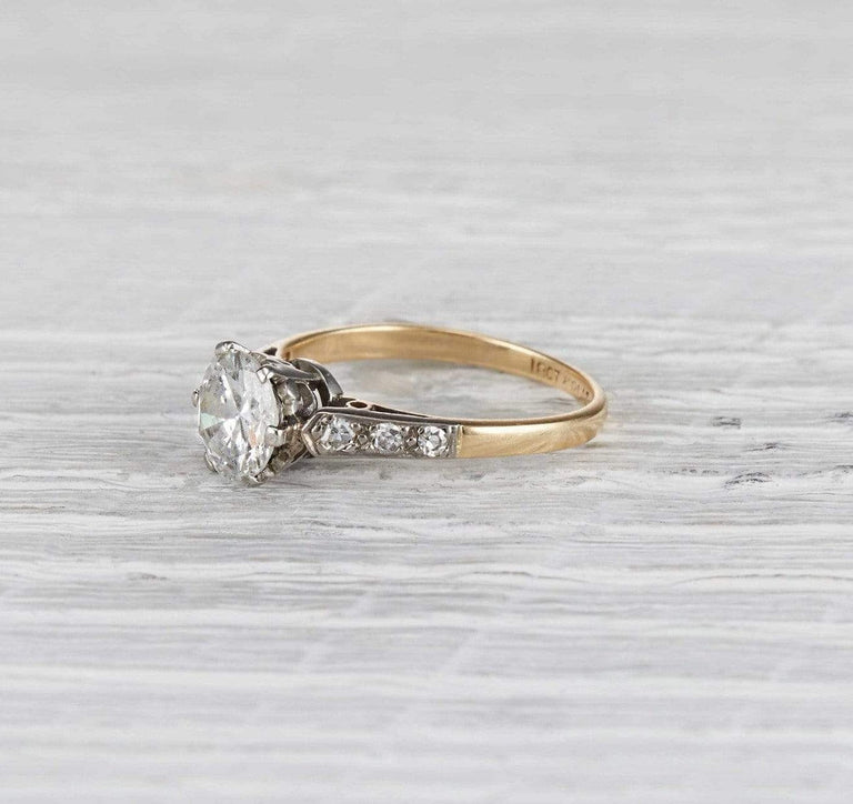 1.10 Carat Edwardian Engagement Ring