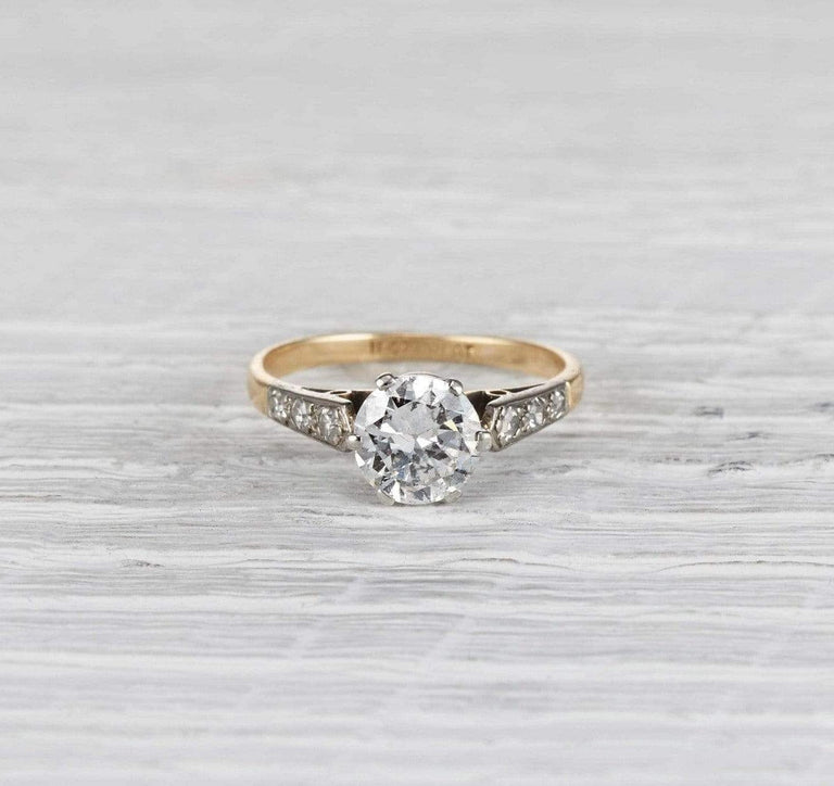 1.10 Carat Edwardian Engagement Ring
