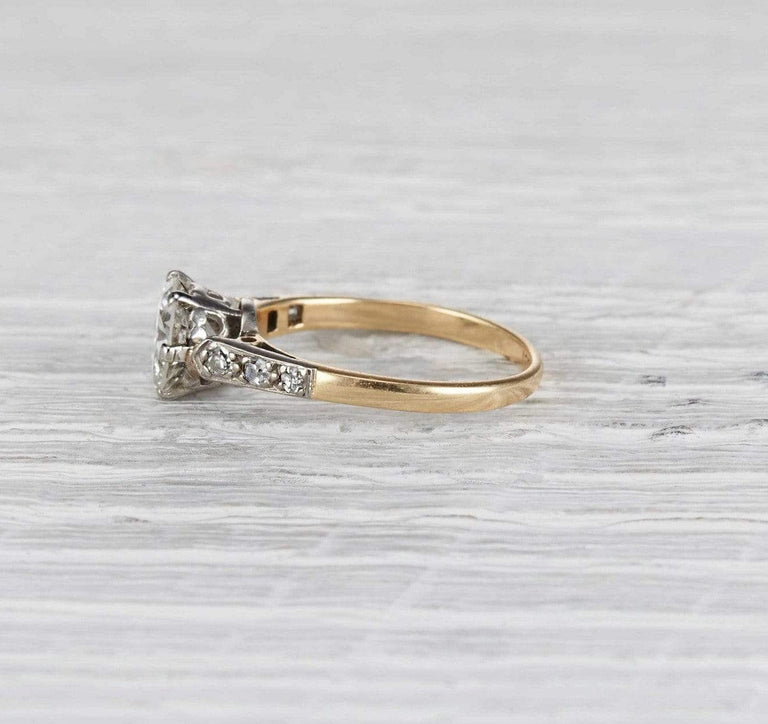 1.10 Carat Edwardian Engagement Ring