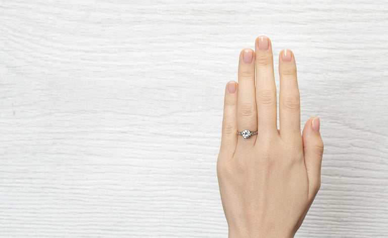 1.10 Carat Edwardian Engagement Ring