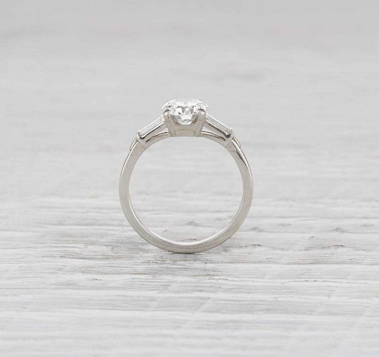 1.12 Carat Art Deco Engagement Ring