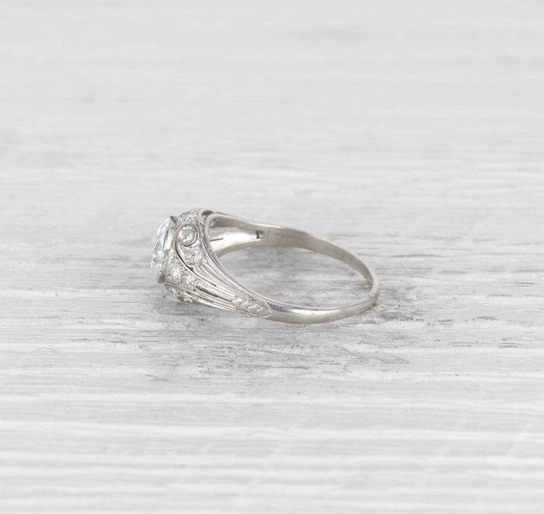 1.12 CARAT EDWARDIAN DIAMOND ENGAGEMENT RING