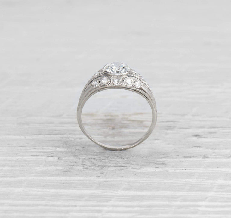 1.12 CARAT EDWARDIAN DIAMOND ENGAGEMENT RING