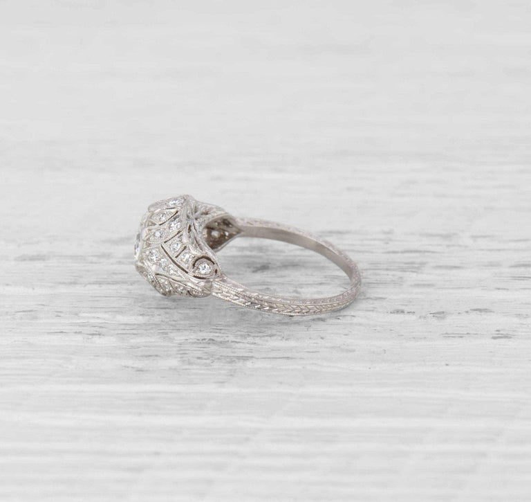 1.14 Carat Edwardian Diamond Engagement Ring