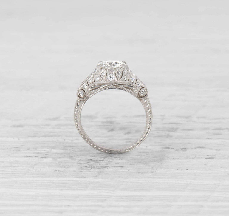 1.14 Carat Edwardian Diamond Engagement Ring