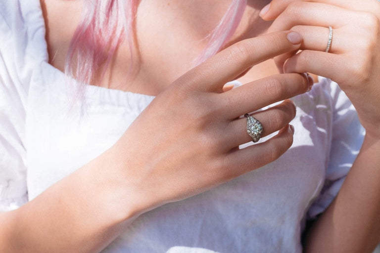 1.14 Carat Edwardian Diamond Engagement Ring