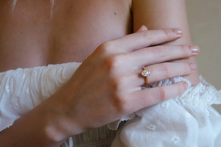 1.14 CARAT MID-CENTURY DIAMOND ENGAGEMENT RING