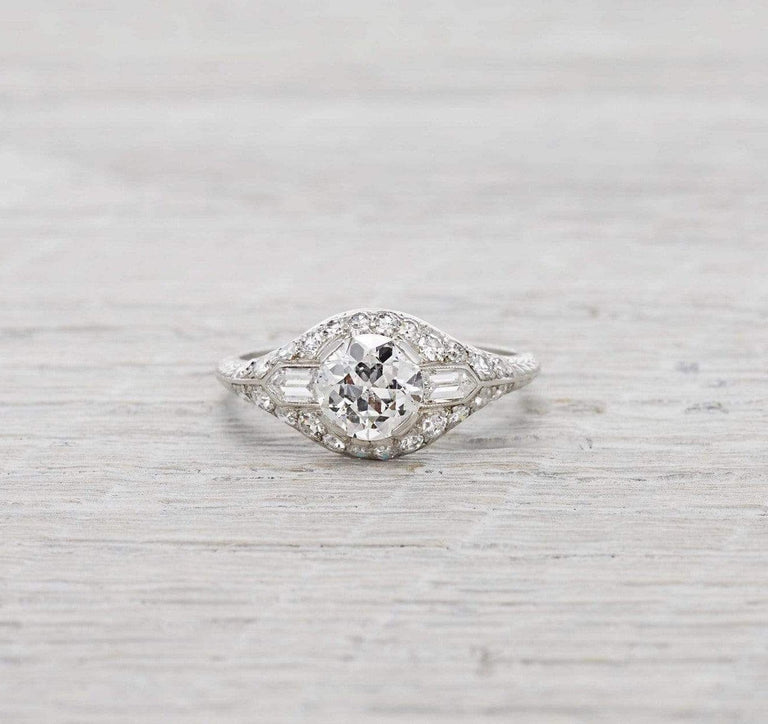 1.15 Carat Shreve and Co. Vintage Engagement Ring