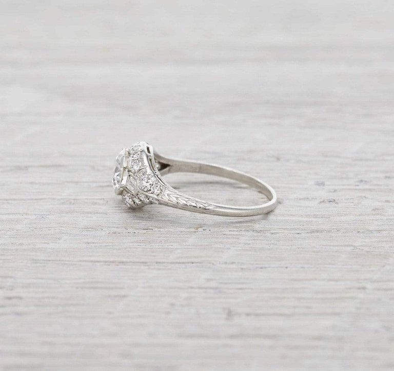 1.15 Carat Shreve and Co. Vintage Engagement Ring