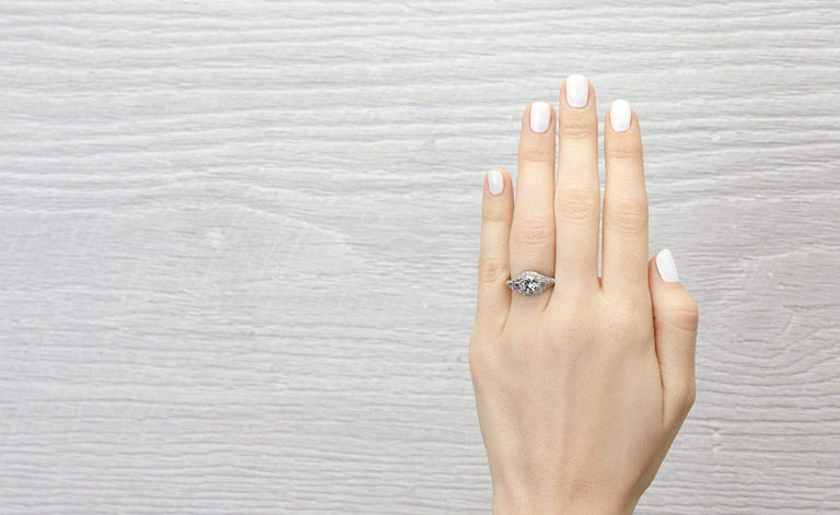 1.15 Carat Shreve and Co. Vintage Engagement Ring