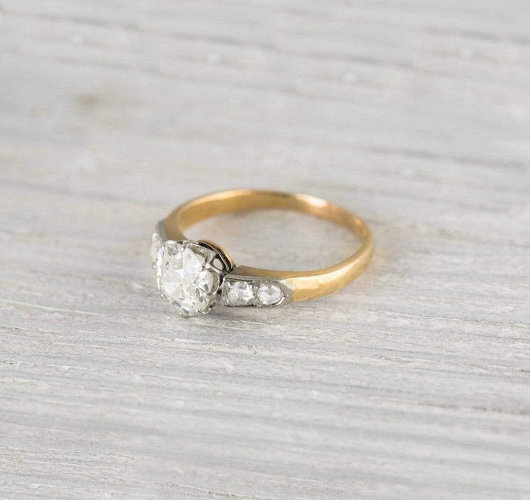 1.15 Carat Victorian Diamond Engagement Ring