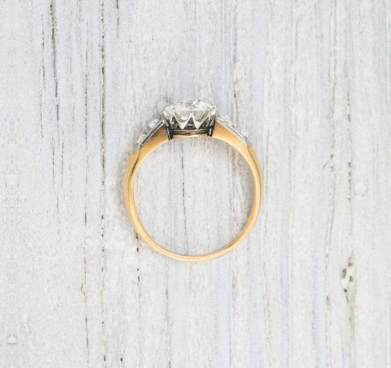 1.15 Carat Victorian Diamond Engagement Ring