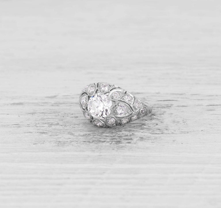 1.16 EDWARDIAN DIAMOND ENGAGEMENT RING