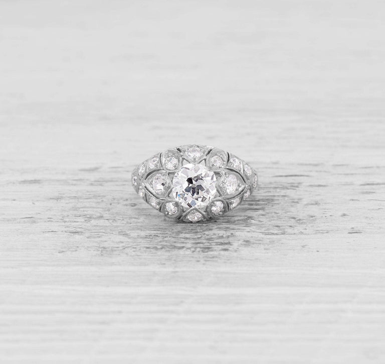 1.16 EDWARDIAN DIAMOND ENGAGEMENT RING