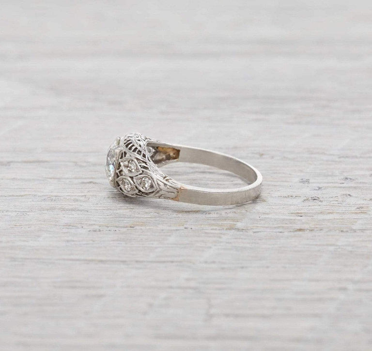 1.18 Carat Edwardian Engagement Ring