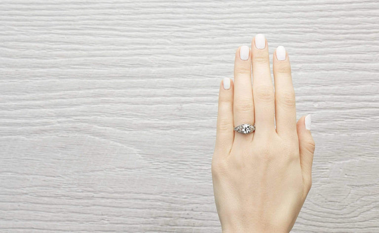 1.18 Carat Edwardian Engagement Ring