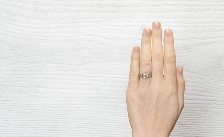 1.18 Carat Edwardian Engagement Ring