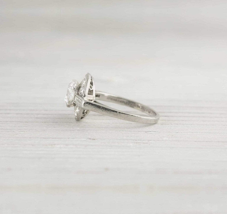 1.19 Carat Vintage Art Deco Engagement Ring