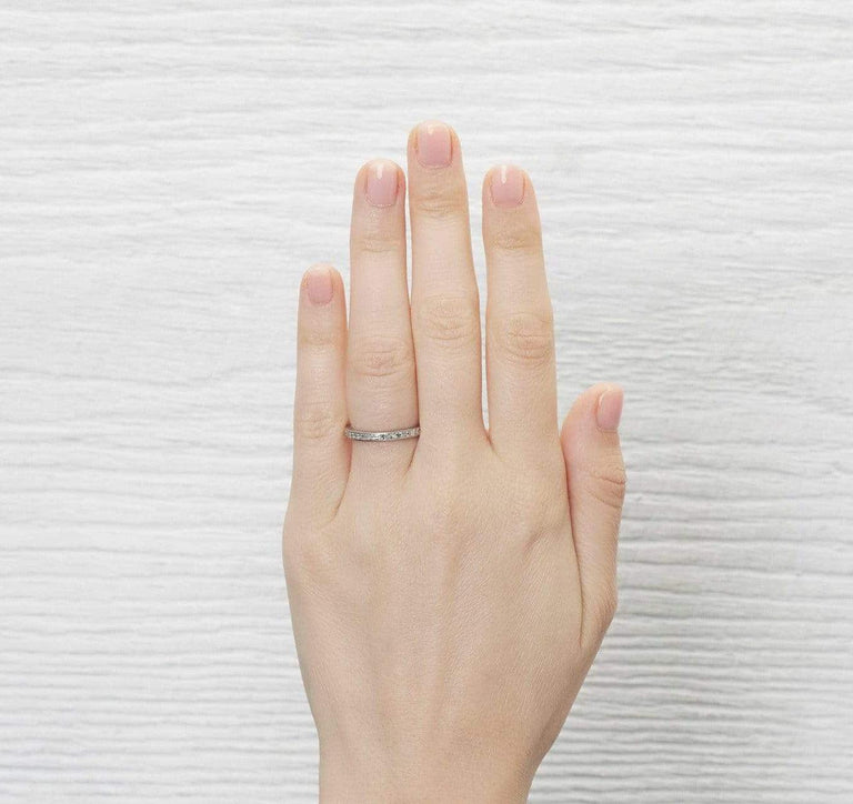 1.20 Carat Cartier Carre Cut Diamond Eternity Band