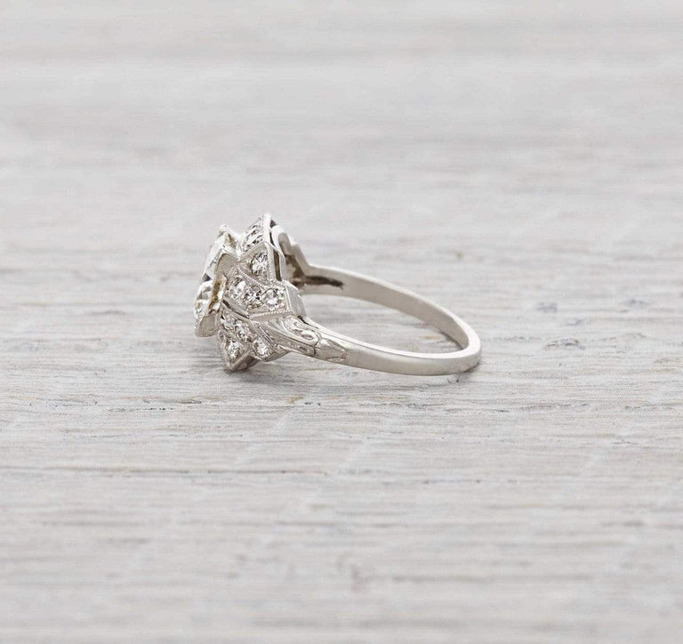 1.20 Carat Vintage Art Deco Engagement Ring