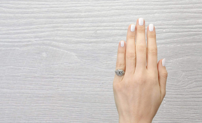 1.20 Carat Vintage Art Deco Engagement Ring