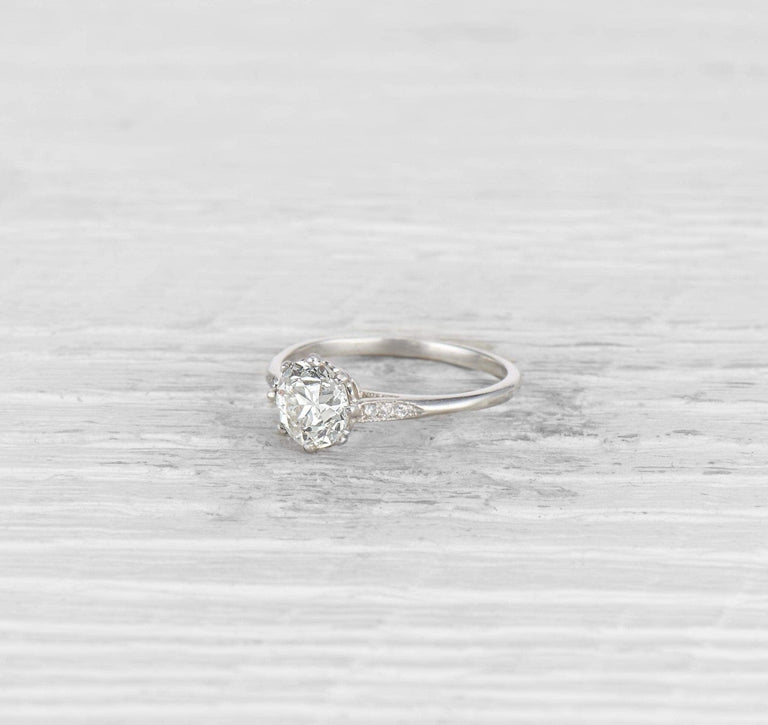 1.21 CARAT EDWARDIAN DIAMOND ENGAGEMENT RING