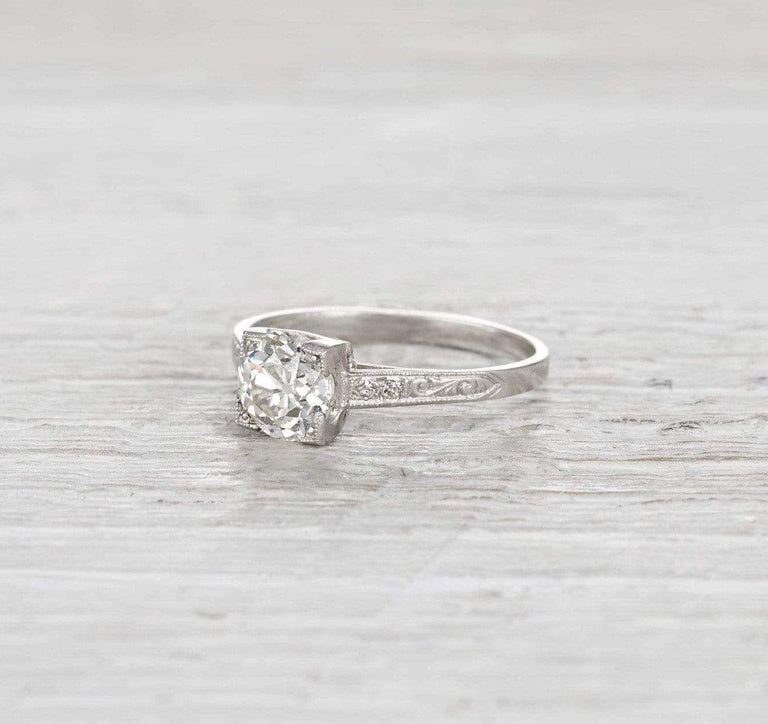 1.22 Carat Art Deco Engagement Ring
