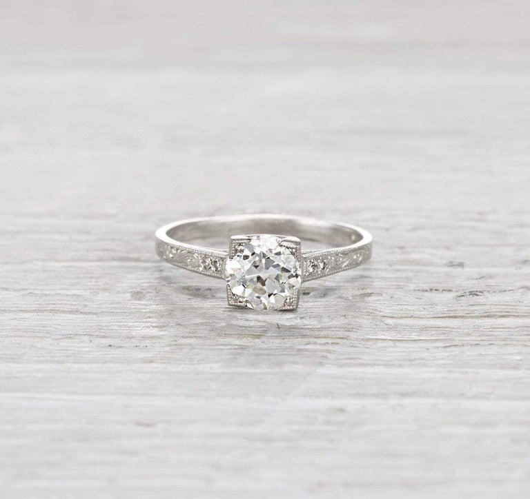 1.22 Carat Art Deco Engagement Ring