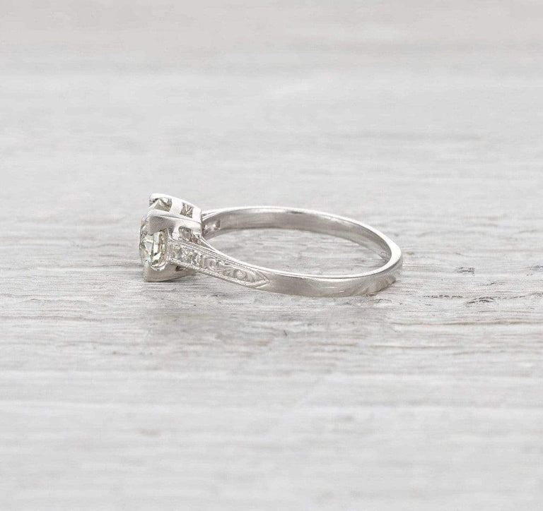 1.22 Carat Art Deco Engagement Ring