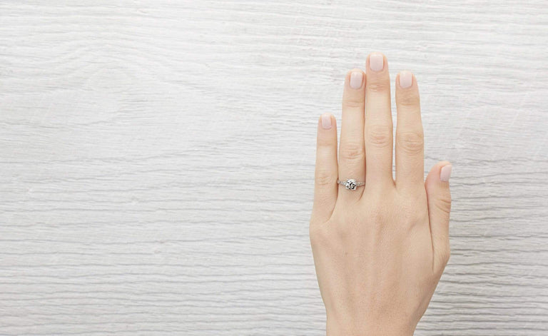1.22 Carat Art Deco Engagement Ring
