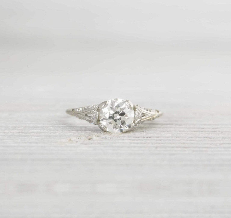 1.22 Carat Edwardian Engagement Ring