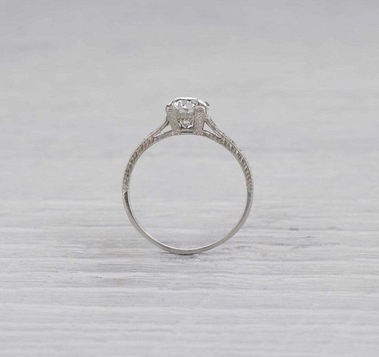 1.23 Carat Art Deco Engagement Ring