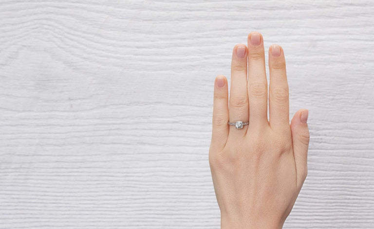 1.23 Carat Art Deco Engagement Ring