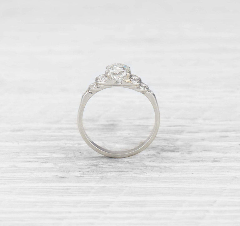 1.25 Carat Art Deco Diamond Engagement Ring