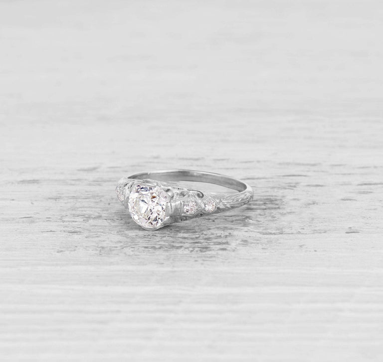 1.25 CARAT EDWARDIAN DIAMOND ENGAGEMENT RING