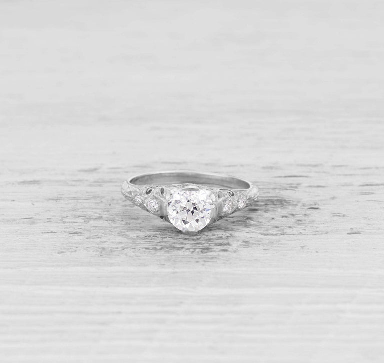 1.25 CARAT EDWARDIAN DIAMOND ENGAGEMENT RING