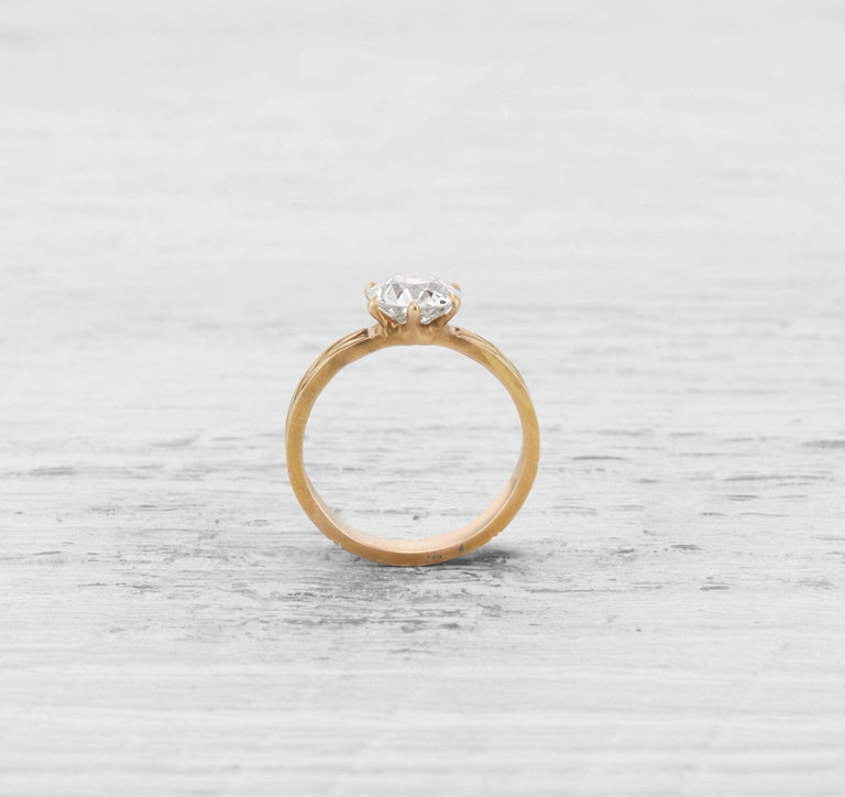 1.25 CARAT VICTORIAN DIAMOND SOLITAIRE ENGAGEMENT RING