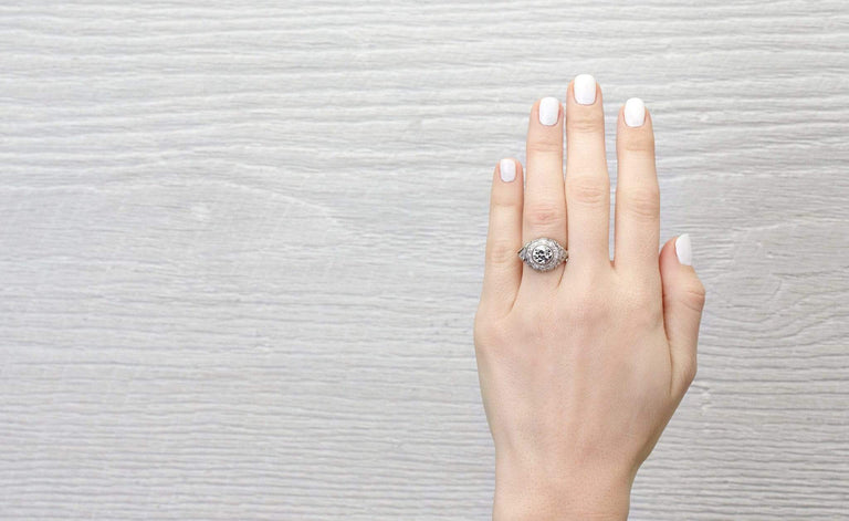 1.25 Carat Vintage Edwardian Ring