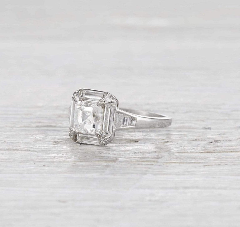 1.26 Carat Art Deco Engagement Ring