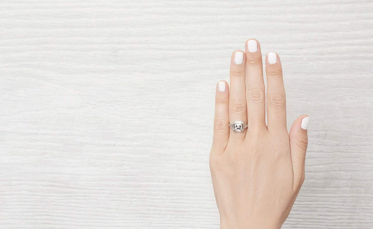 1.26 Carat Art Deco Engagement Ring