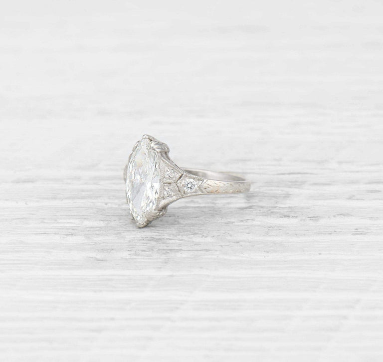 1.27 Carat Edwardian Diamond Engagement Ring