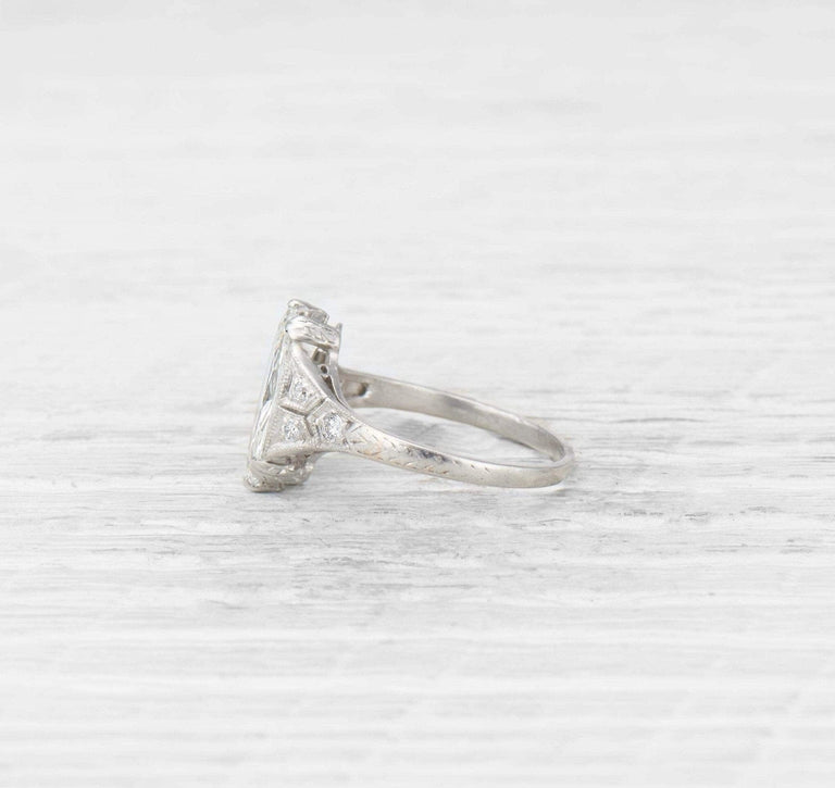 1.27 Carat Edwardian Diamond Engagement Ring