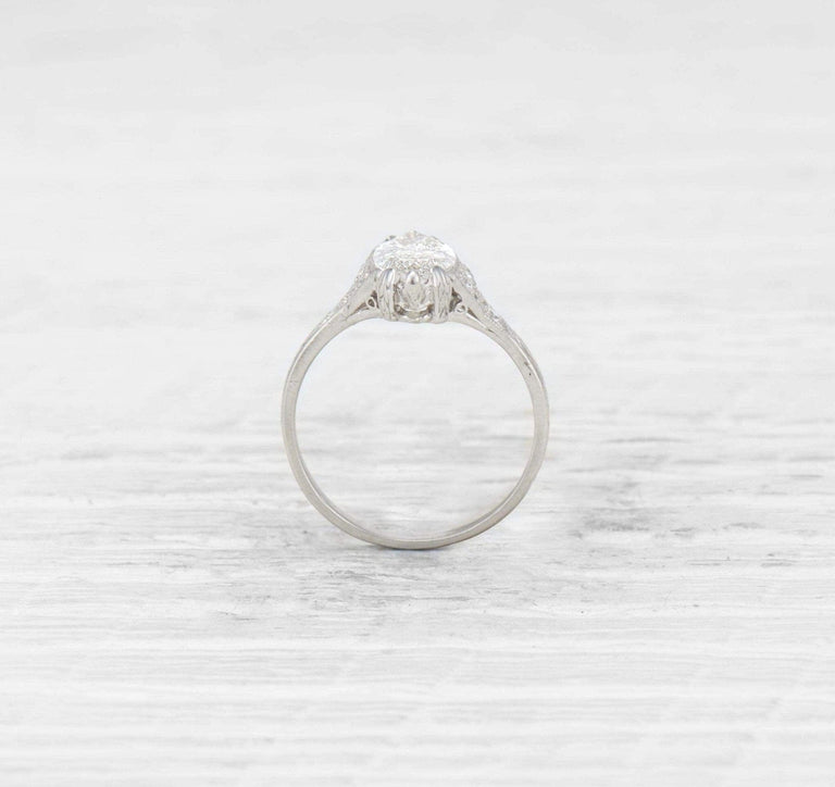 1.27 Carat Edwardian Diamond Engagement Ring