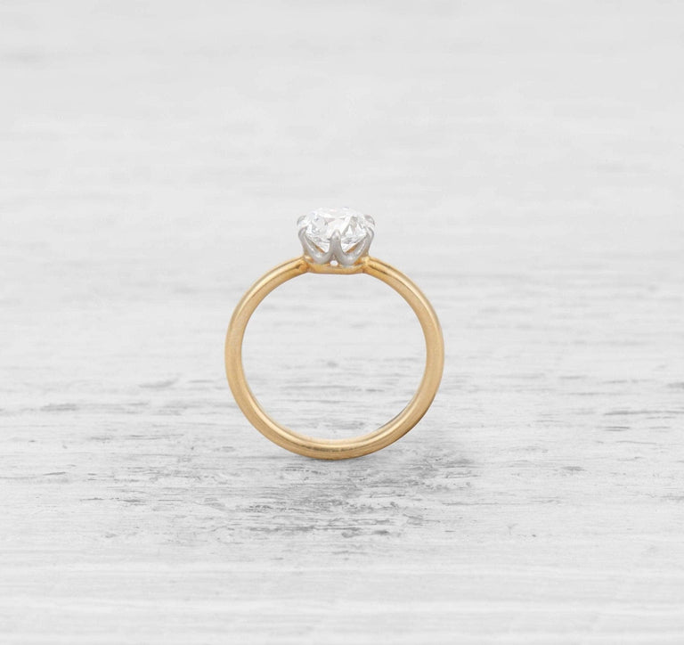 1.28 CARAT TIFFANY & CO ANTIQUE SOLITAIRE ENGAGEMENT RING