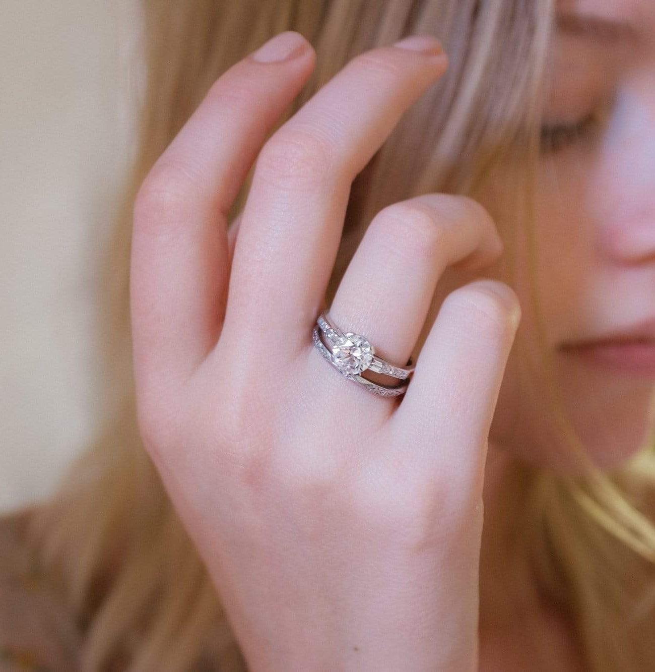 1.30 Carat Art Deco Tiffany & Co Diamond Engagement Ring – Erstwhile