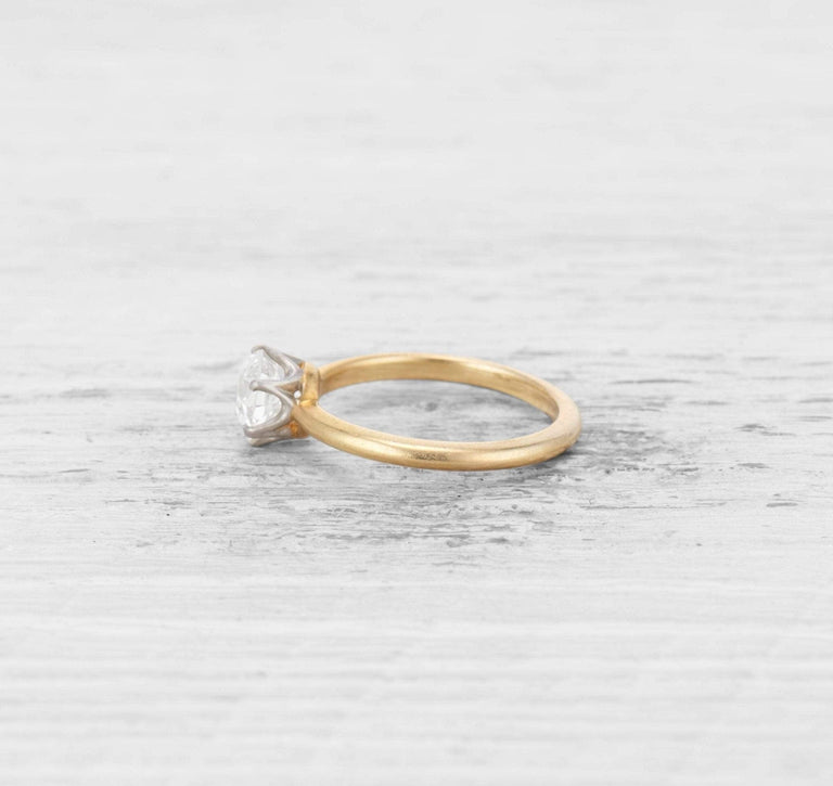 1.32 CARAT TIFFANY & CO ANTIQUE SOLITAIRE DIAMOND RING