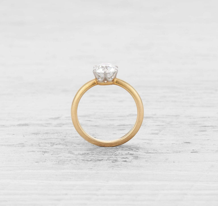 1.32 CARAT TIFFANY & CO ANTIQUE SOLITAIRE DIAMOND RING